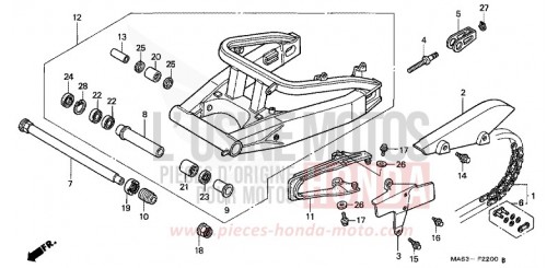 BRAS OSCILLANT CBR900RRW de 1998